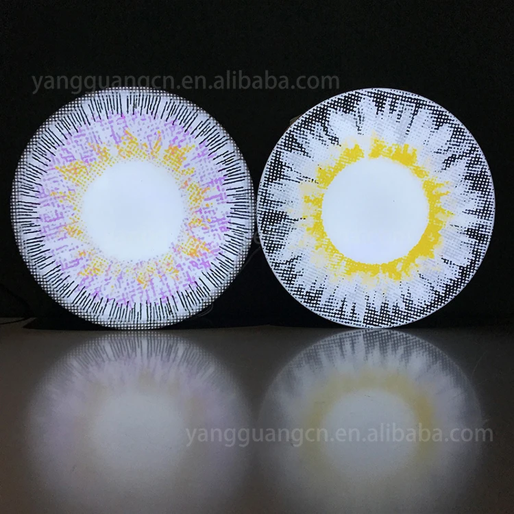 window decoration contact lenses light display props optical shop hanging round light box