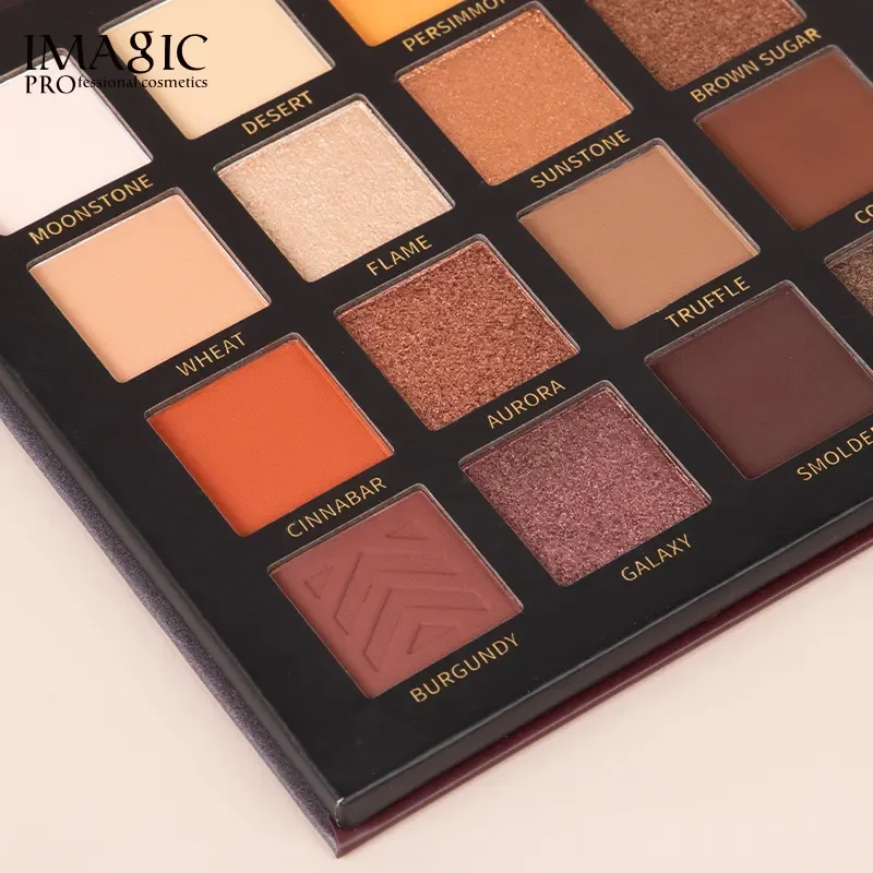 High Quality Custom Vegan Cruelty Free Eye Shadow Palette Private Label Wholesale 16 Colors Nude Matte glitter Eyeshadow Palette