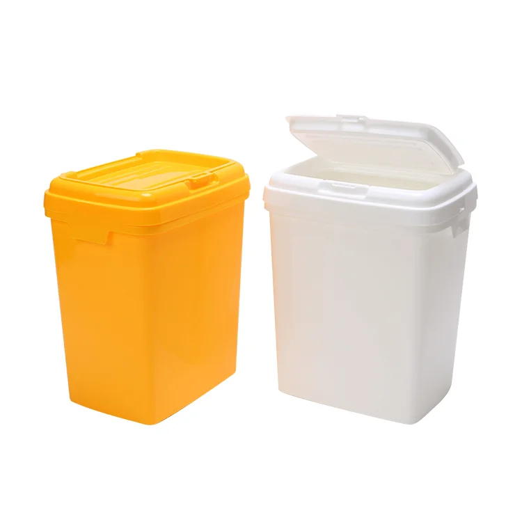 Китай, заводская цена, пластиковый контейнер для хранения пищи для собак и домашних животных, контейнер для пищи для домашних животных с откидной крышкой