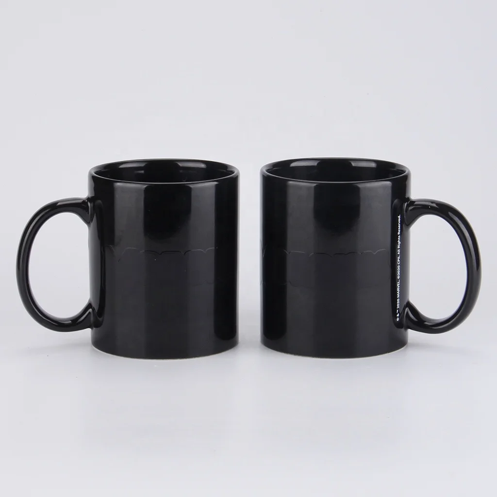 Customized printed black mug 11oz/330ml color ceramic coffee mug for promotion
