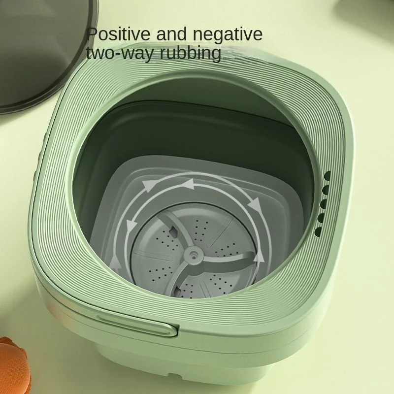 Deep Cleaning Folding Washing Machine Small Portable Underwear Washing Machine Washing