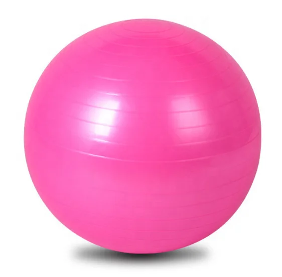 High Quality Eco-Friendly PVC Gym Fitness Ball round 45cm 55cm 65cm 75cm 85cm Yoga Pilates Exercise Ball with Custom Logo