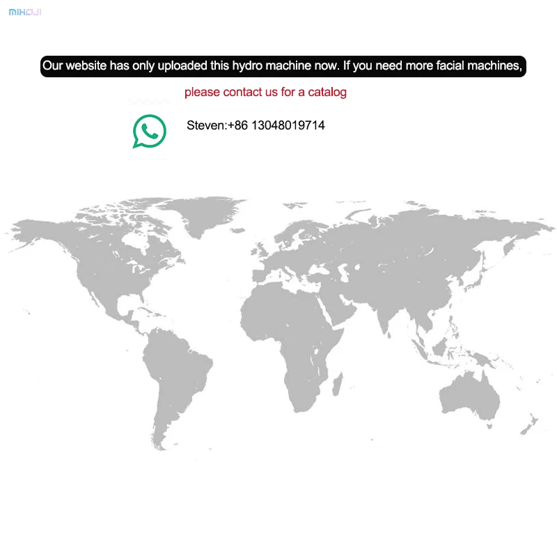 17 In 1 Hydro Jet Peel Facial Machine With Microdermabrasion Ice Blue Handheld Hydro Machine