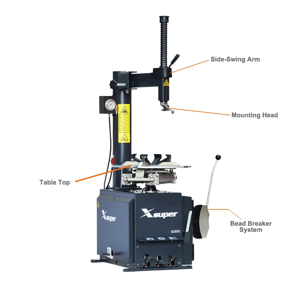World-leading Tyre Mounting Machine for Tyre Repair with Bead Breaking System
