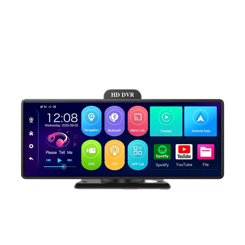 Android 10.0 4G+64G 10.26 Inch 4G Car DVR  Rearview Mirror Camera 1080P Dual Lens Dash Cam 5G WiFi Bluetooth GPS Video Recorder