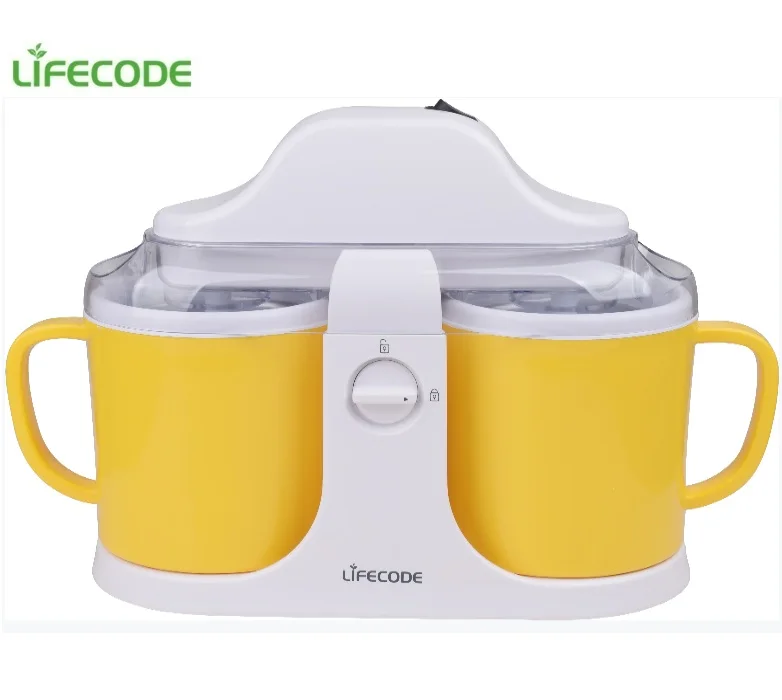 230V mini ice cream maker Fruit ice cream maker Milk ice cream maker with two cups