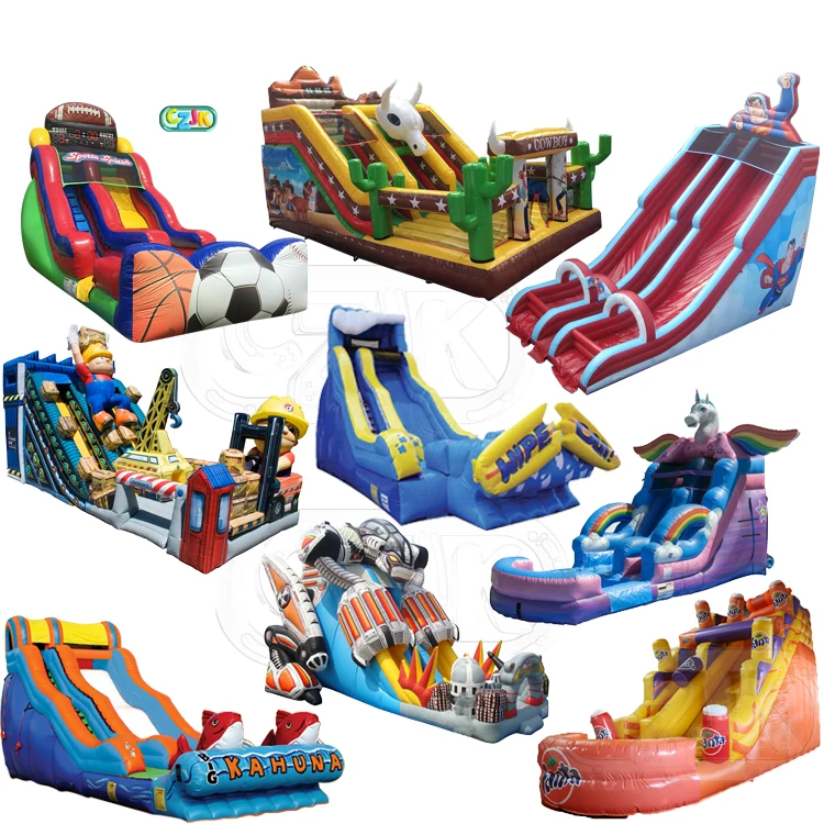 hot sale commercial popular party rental inflatable 5 meter water slide for sale