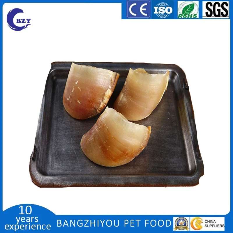 NO Additions High Protein Low Price Dried Cow Hoof Shells Snacks Are Suitable For Pet Oral Cleaning1kg