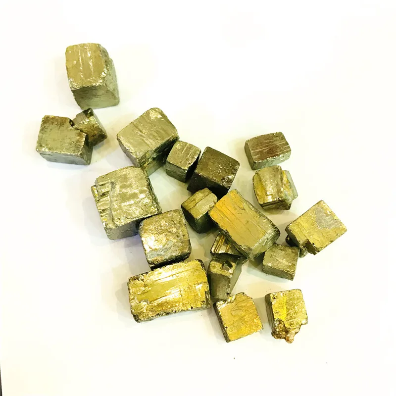 Wholesale Best Price Bulk Rough Rock Stones Healing Pyrite Cube Tumbled Stones For Home Decoration