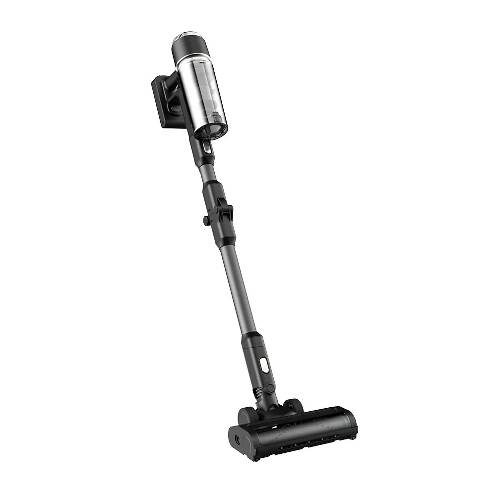 Auto/manual mode vacuum cleaner with station self dust removal