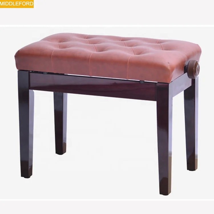China Factory Direct Wholesale Wood Adjustable Piano Chair Seat Price