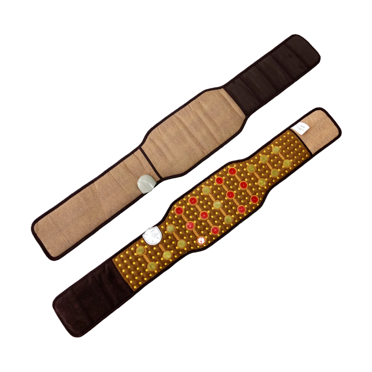 healing pulsed magnetic heating tourmaline mat health care far infrared heating tourmaline stone belt jade heated belt