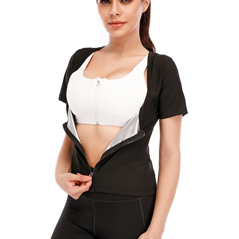 Wholesale Slimming Waist Trainer Shaper Sauna Suit Waist Wrap Corset Tops Plus Size Shapers Vest Women Tummy Control Body Shaper