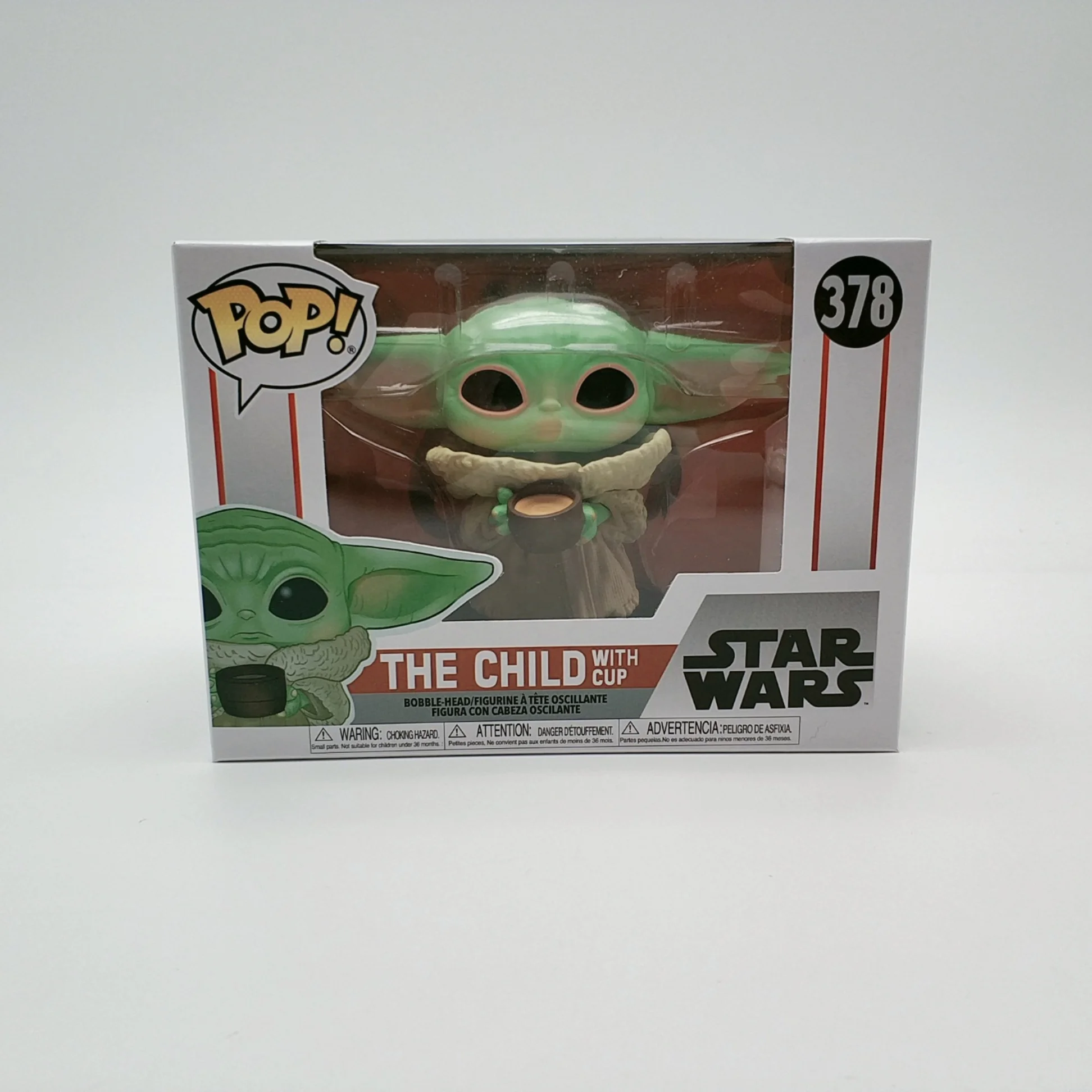  Новинка экшн-фигурка FUNKO POP baby yoda детская фигурка с Кубком из фильма игрушки модель кукла подвижной головой коллекционная 378