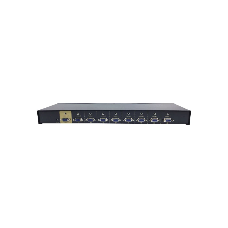 Hot selling superior quality 8 port  VGA switcher with remote audio output