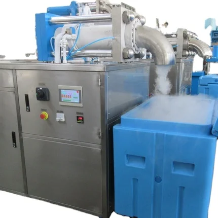 nugget icemaker/dry ice vending machine/nitrogen dry ice making machine