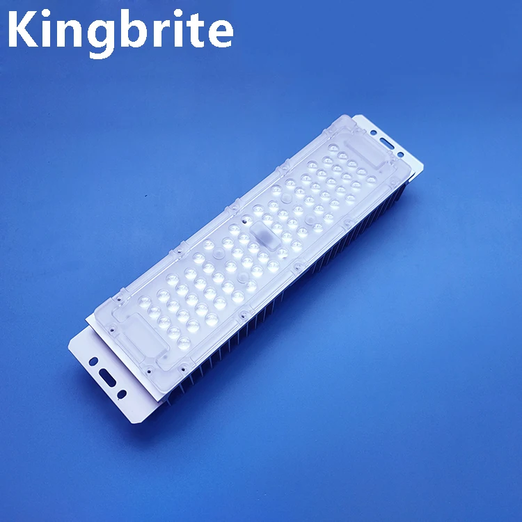outdoor optical 72w PC material plano-convex 70x140 degree smd 3030 led street light lens