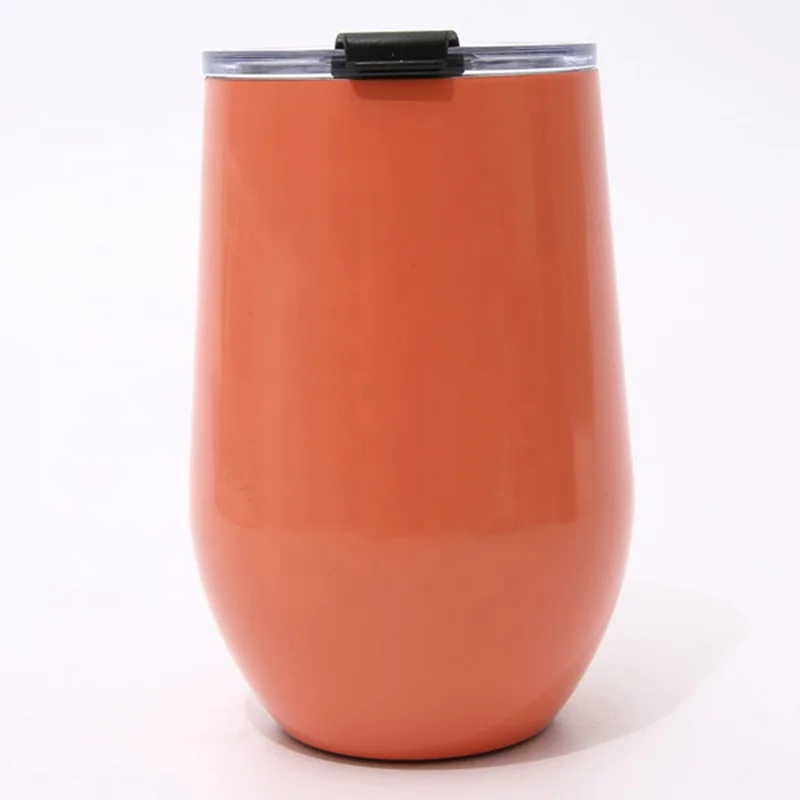 Customized Double Mug Stainless Steel Bottle And Cup Straw Cups Reusable Drinking 16oz Wine Tumbler