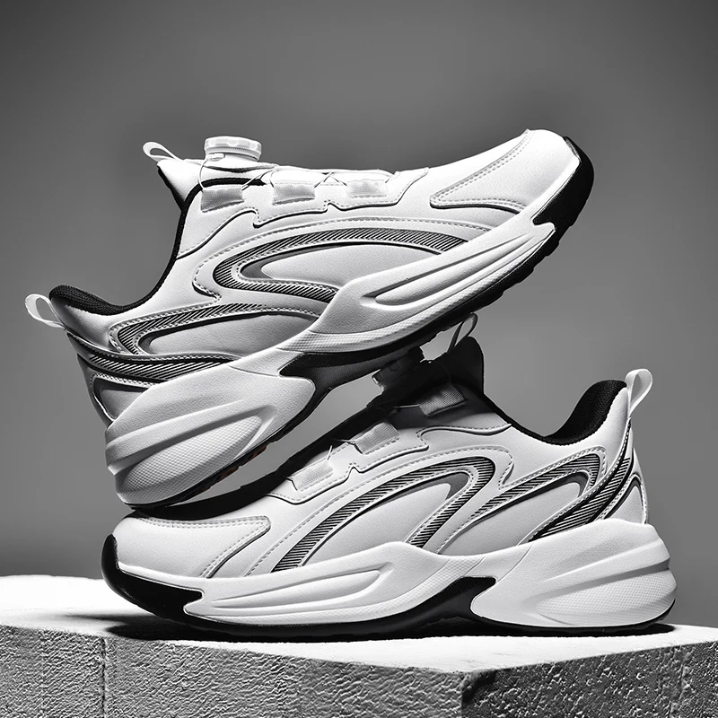 Brand Logo Custom Women Easy Wearing Walking Sneakers Men Leather Large Size US 13 14 EU 47 48 Blank Fashion Sport Running Shoes