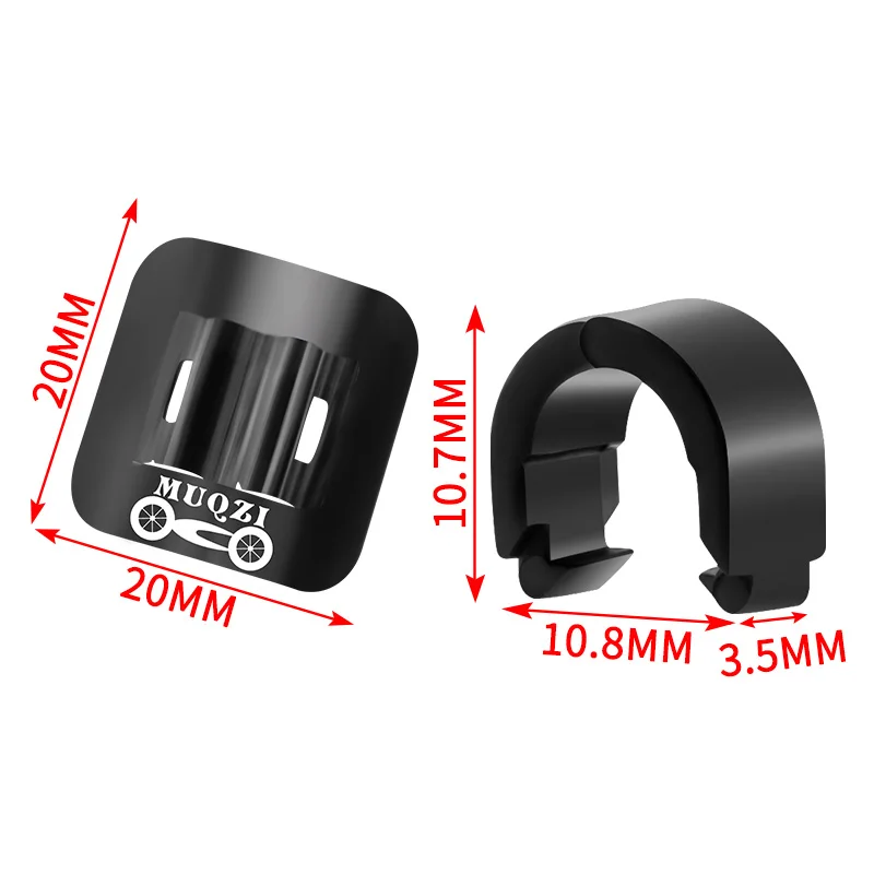 MUQZI Bike Shift Brake Line Cable Tube Fixed Clamp Frame Oil Tube  Buckle Guide Cable C Type Fixed Snap Clips MTB Road Bicycle
