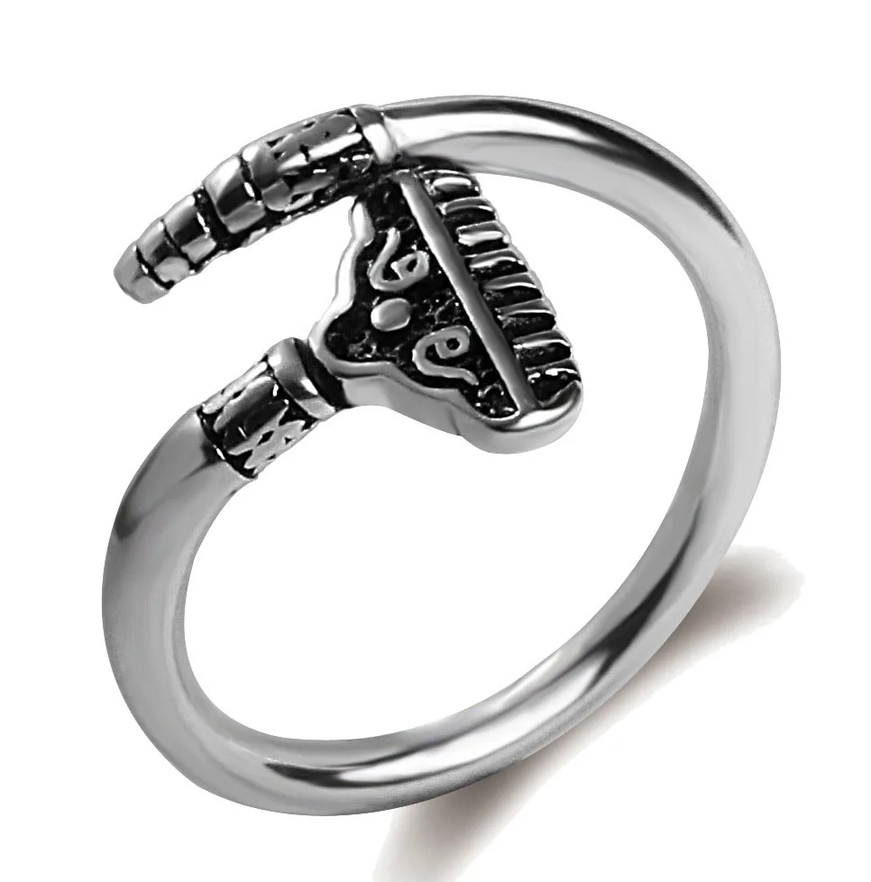 Путешествие на Запад: кольцо короля обезьяны модное ретро Брендовое пересечение серебряное кольцо старый хвост кольцо ювелирные изделия
