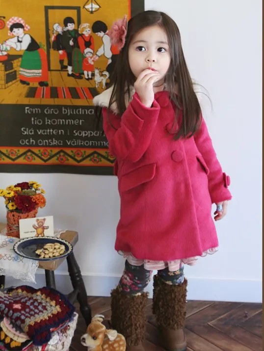Hot Wholesale Kid Clothes Winter Warmer Fur Coat From China Suppliers