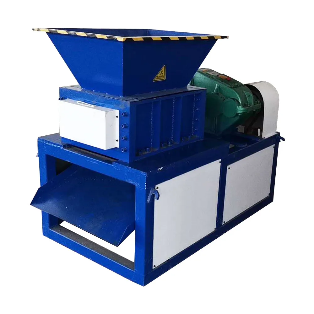 
Mobile Hard Drive Plastic Straw Pellets Medical Used Stone Shredder 