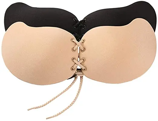 Factory Wholesale Hot Selling High Viscosity Fell Free Breathable Push-up and Deep V Fabric Sponge Bra