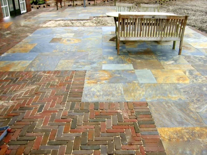 Rusty stone garden tile slate natural foroutdoor courtyard