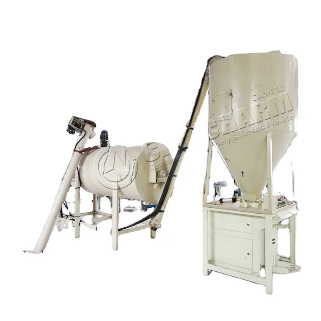 Ceramic Tile Adhesive Dry Mortar Mixer 2-5tph Simple Dry Mortar Production Line