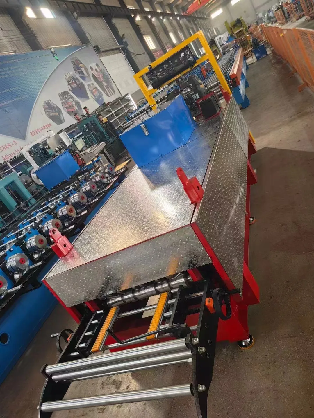 Portable Mobile Standing Seam Machine Metal Roof Roll Forming Machine