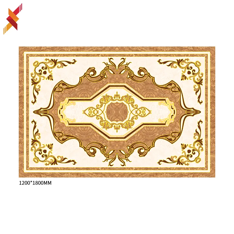 Wholesale colorful crystal ceramic kajaria floor Tiles bangladesh polished pattern living room tiles carpet 1200*1800mm