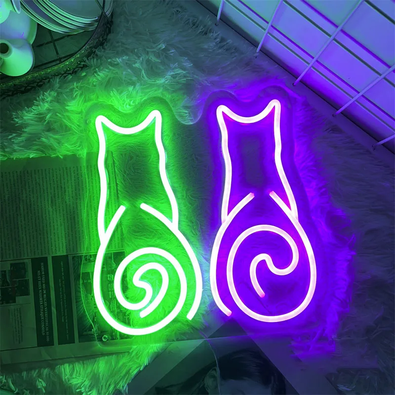 Pink Nail Letter Lights Salon Beauty Room Shop Bedroom Logo