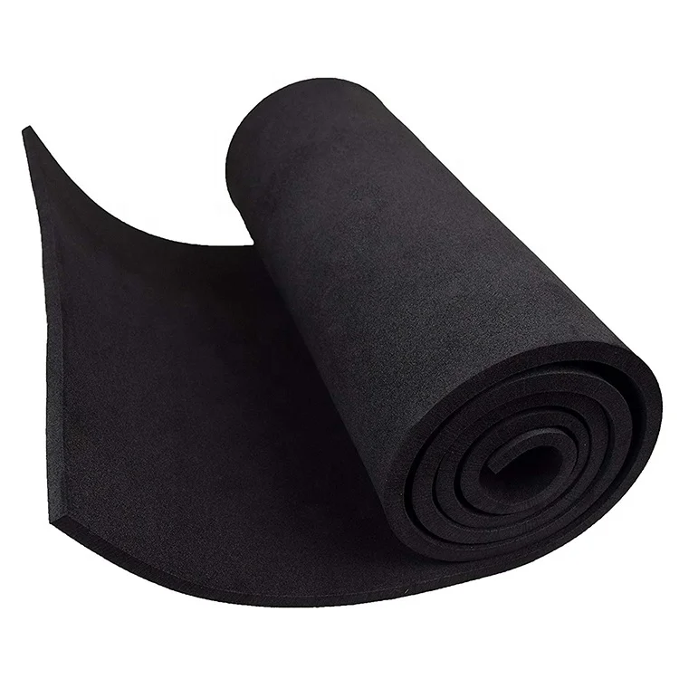 Custom Shapes eva foam mat roll 2mm 4mm 5mm 8mm black sponge sheet eva foam roll
