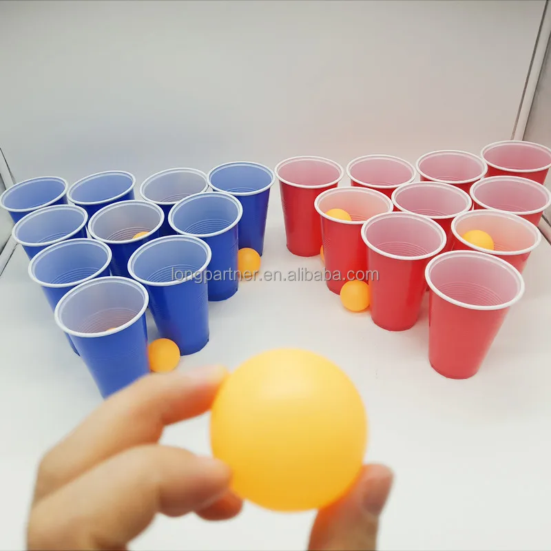 16oz party red beer pong cups kits large Plastic Reusable Beverage Cup for Drinking Beer