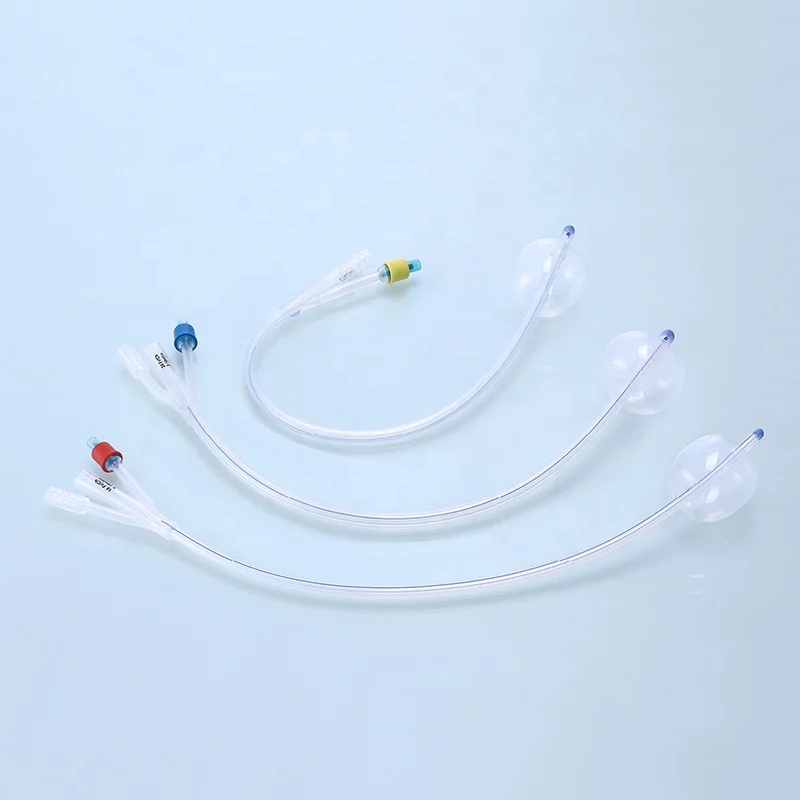 China Manufacturers Different Size Disposable Accessories Silicone Foley Catheter