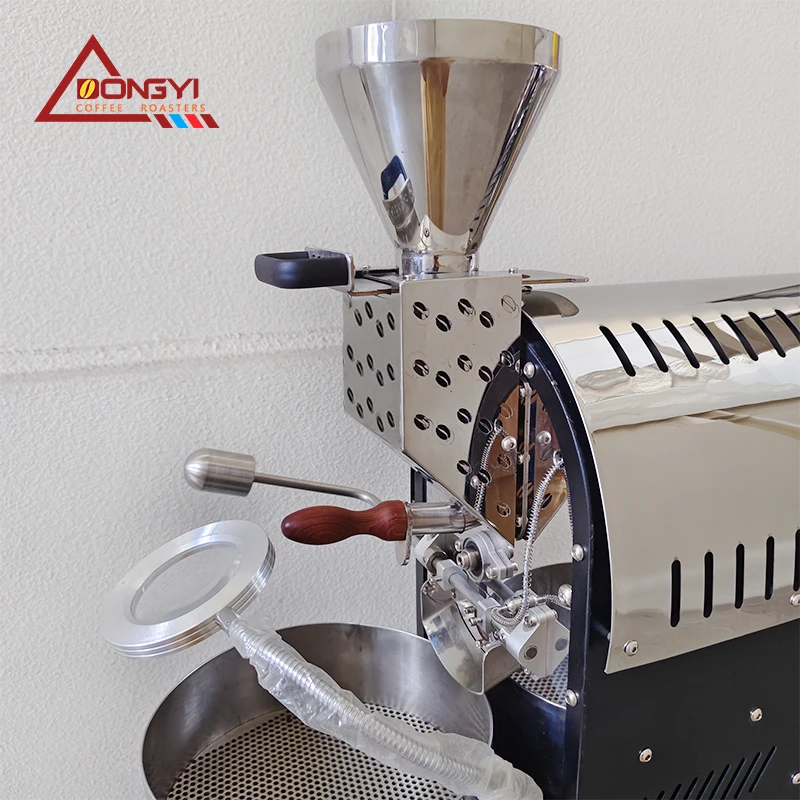 500g 600g Small Sample Coffee Roaster For Shop Show or Lab Use Electric & Gas Heating System