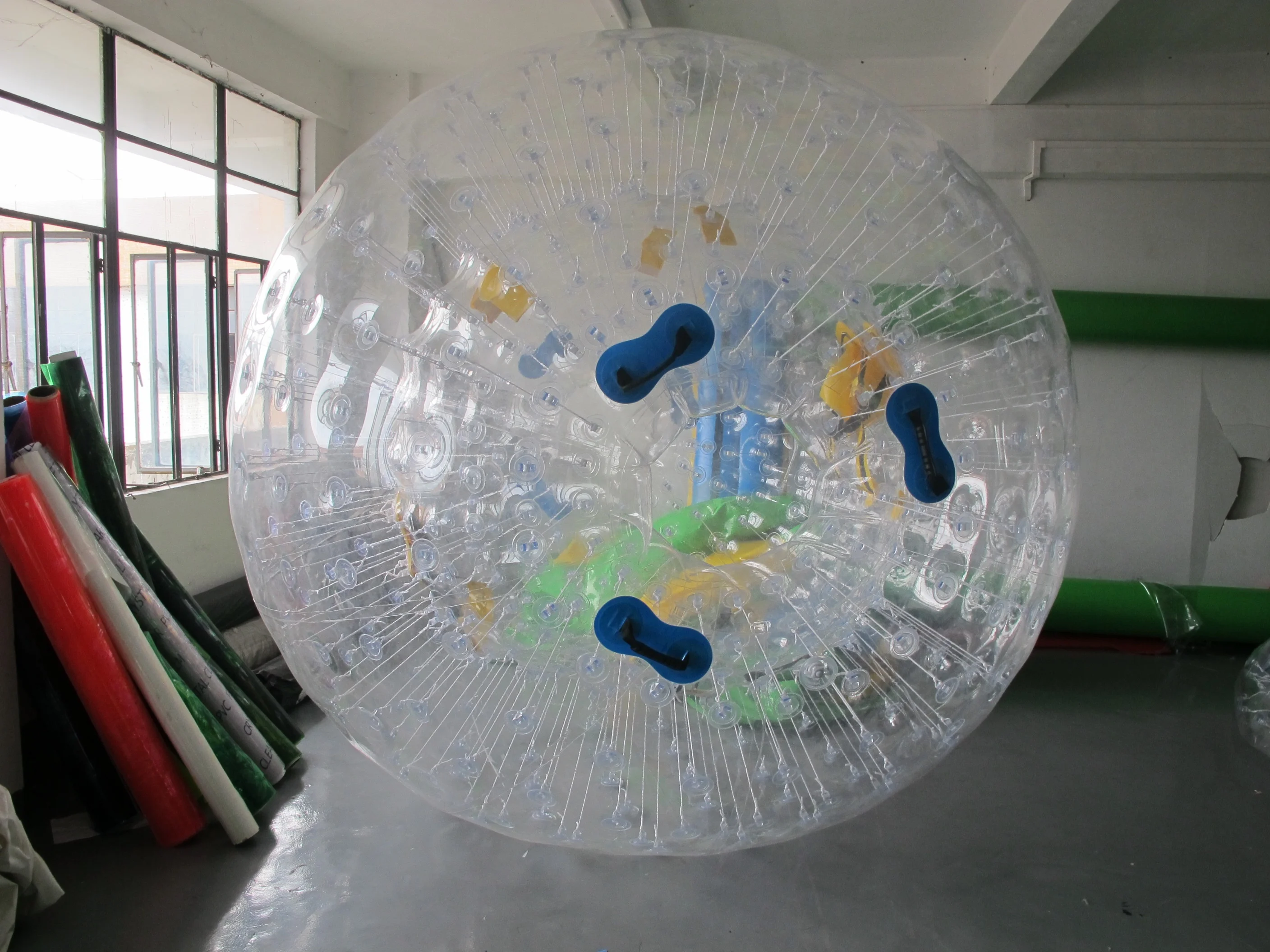 cheap grass inflatable zorb ball, TPU inflatable human hamster ball for sale