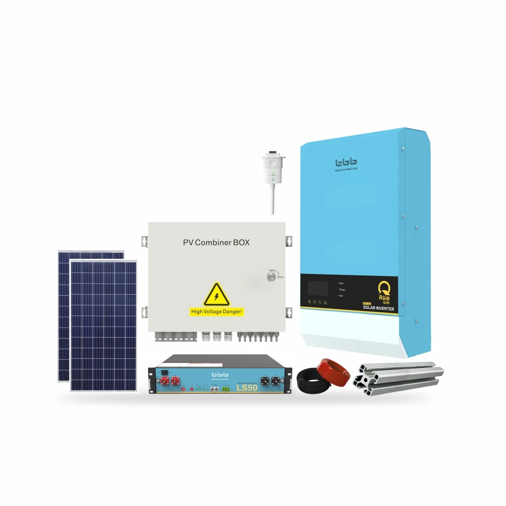 TBB One Stop Service 6000w panel solar system 5kw solar panel hybrid system for home