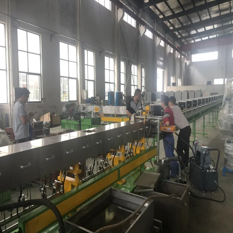 Eco-friendly PBAT PLA PVA  starch 100% biodegradable compounds granules making machine film making machine