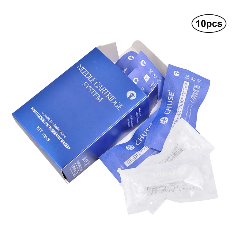 CHUSE C18 1R 0.35mm tattoo cartridge needles disposable permanent machine pen makeup