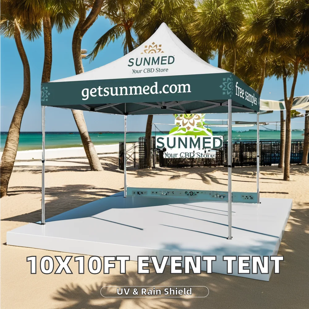 Waterproof 3x6ft Aluminium Steel Pop-up Exhibition Tent 10x10ft Outdoor Folding Gazebo Event Advertising Canopy 5m Party Wedding