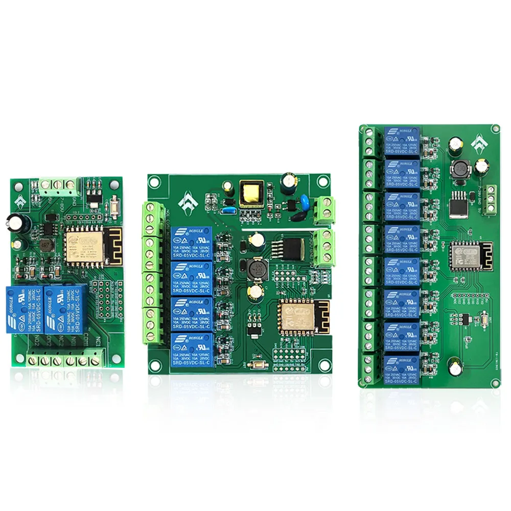 AC/DC Power 2/4/8 Channel ESP8266 Wireless WIFI Relay Module ESP-12F Development Board E-WeLink APP Remote Control Relay Switch