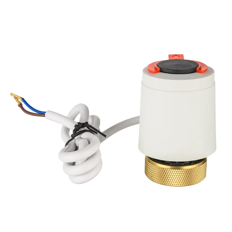 flame retardant material Electric Actuator Water floor Heating System NC/230V normally closed electric thermal actuator
