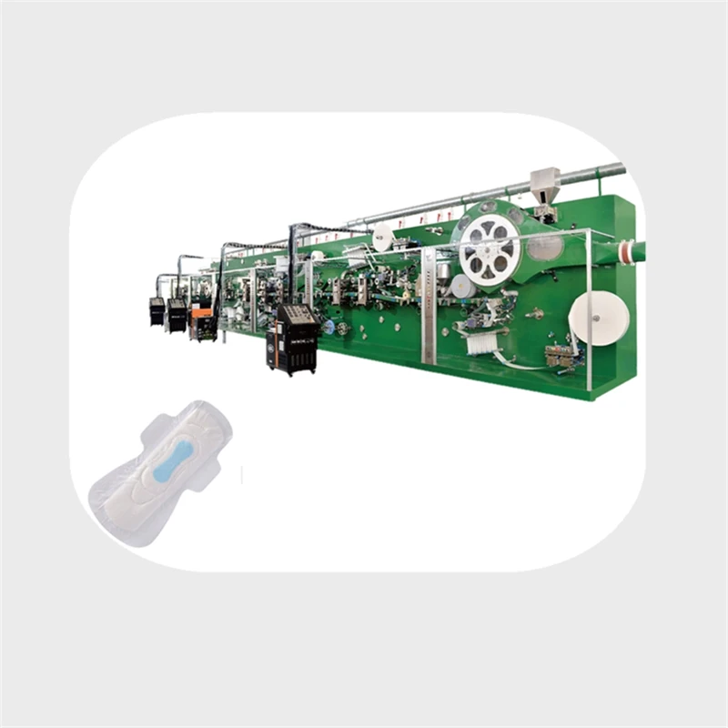 Female sanitary napkin pads servo design making machine