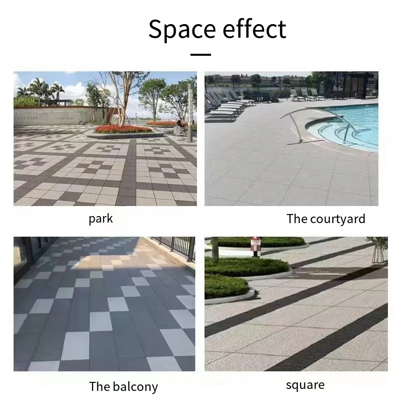 Площадь для покупок, напольная плитка с эффектом камня, фарфоровая Тротуарная Плитка толщиной 20 мм для уличной подъездной дорожки 600x600