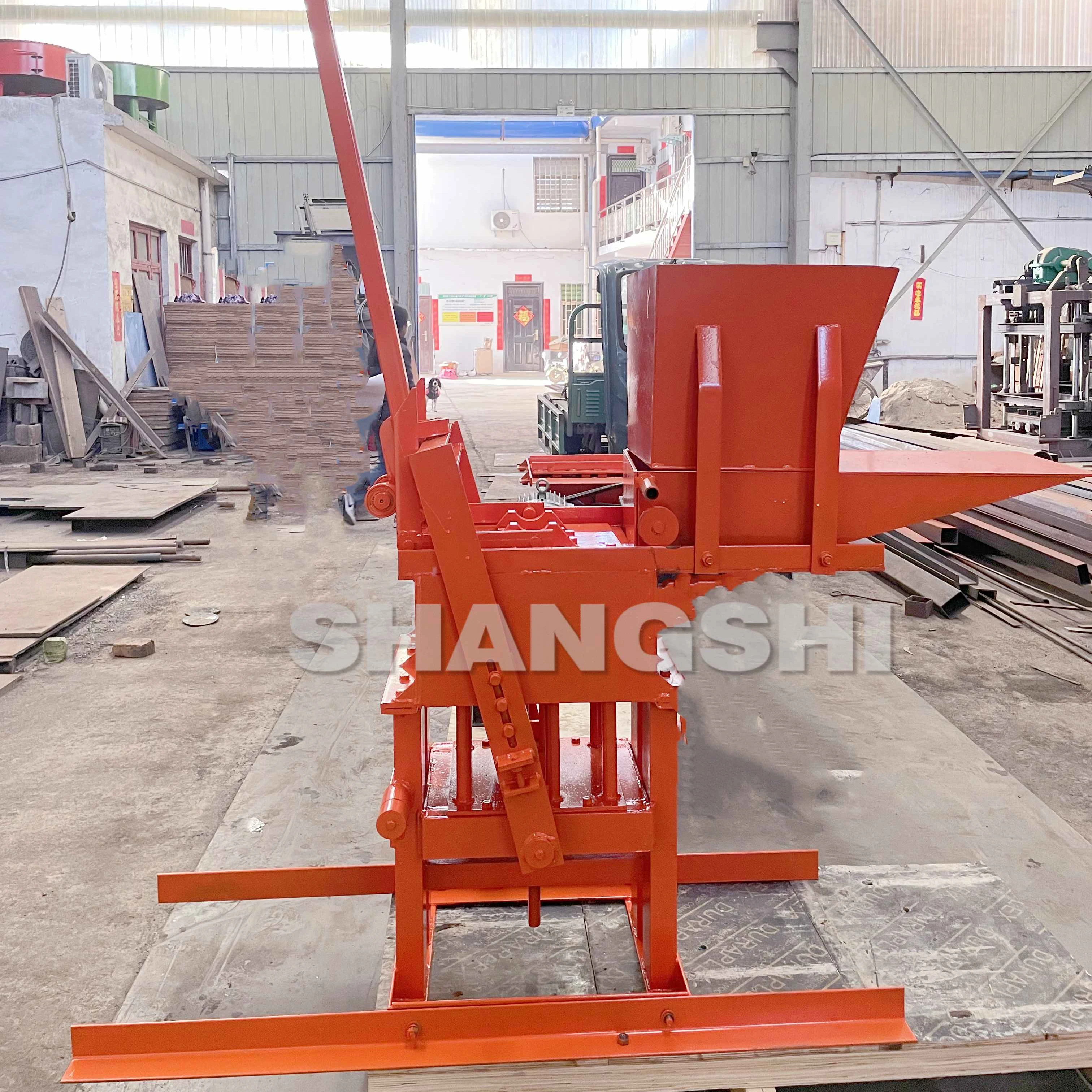 High quality develop clay brick making machine manual interlock clay brick pressing machine