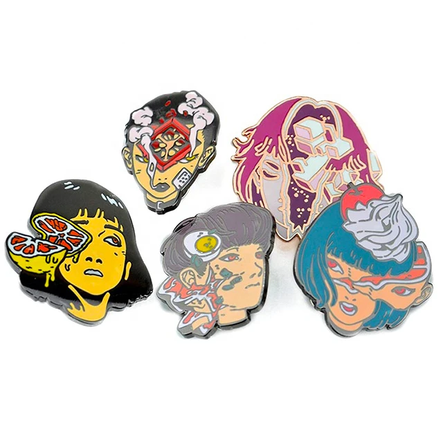 Zhongshan Enamel Pin Making Badges Players Metal Badge And 2D Custom Metal Badge