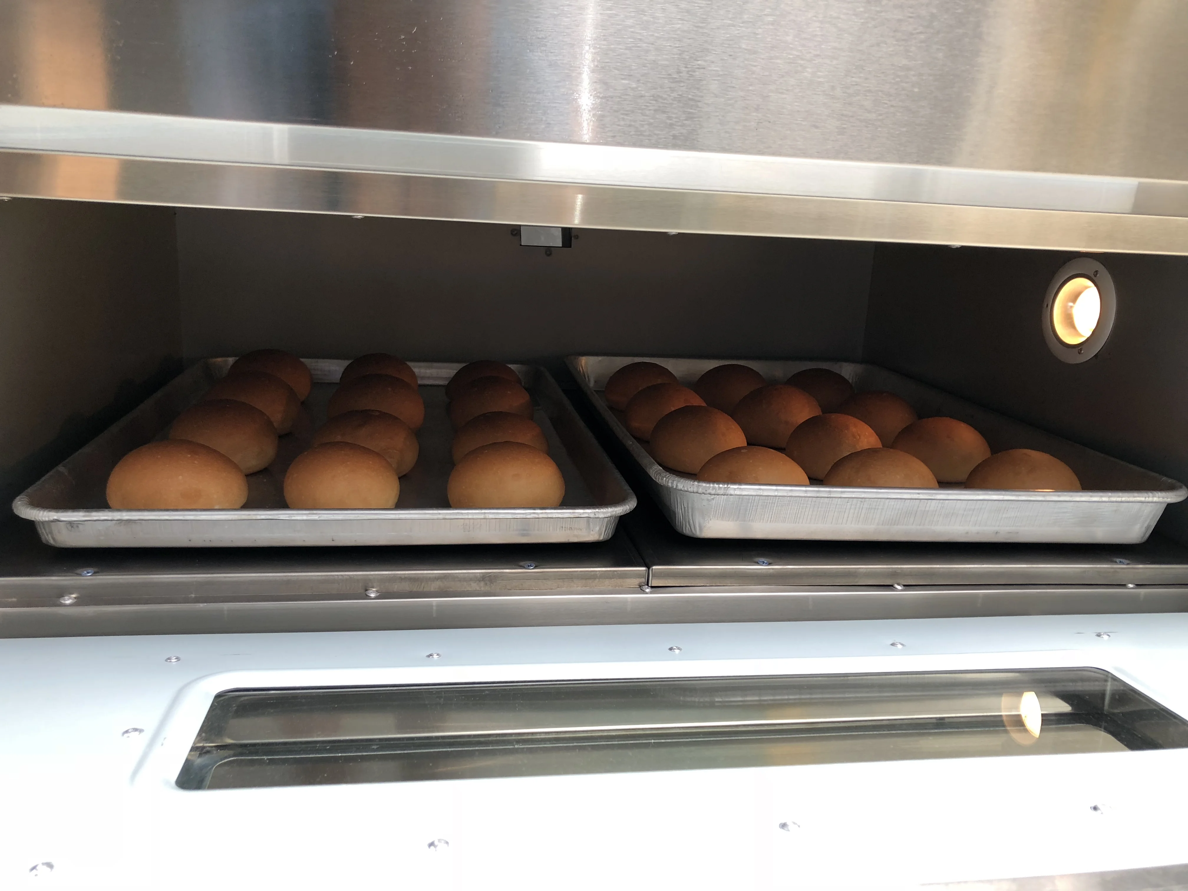 Commercial Stainless Steel Deck Oven With Steam 9-Tray 3 Deck Bakery Oven