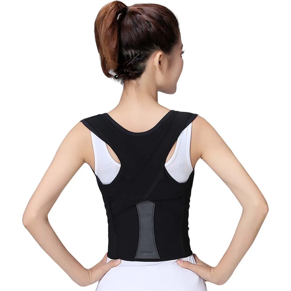 Hot Sale Front Clavicle Straps Adjustable Posture Corrector Posture Corrective Brace Fully Adjustable Posture Lumbar Support